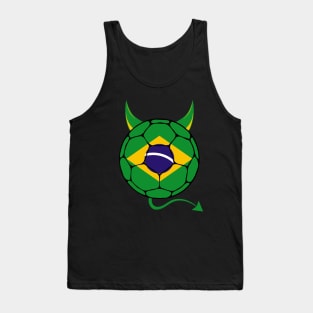 Brazil Football Halloween Tank Top